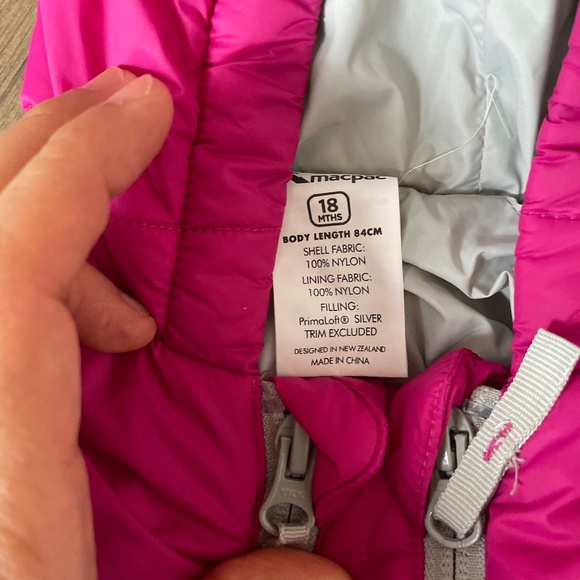 Macpac baby insulated onesie - Picture 8 of 12